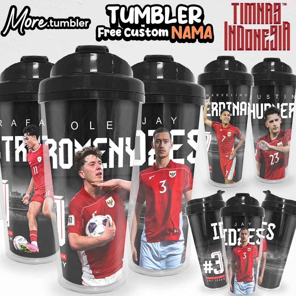 Tumbler Timnas INDONESIA  Merchandise Timnas INDONESIA Garuda  Botol Minum  Type P KODE S6S9