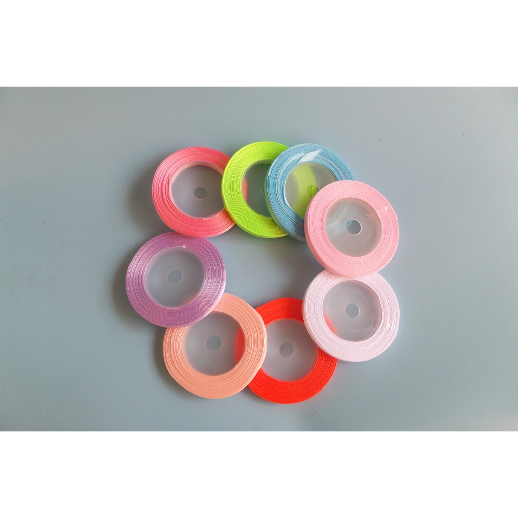 

Pita Satin 0,6cm/6mm/1/4inch/Pita Kado/Pita Hias