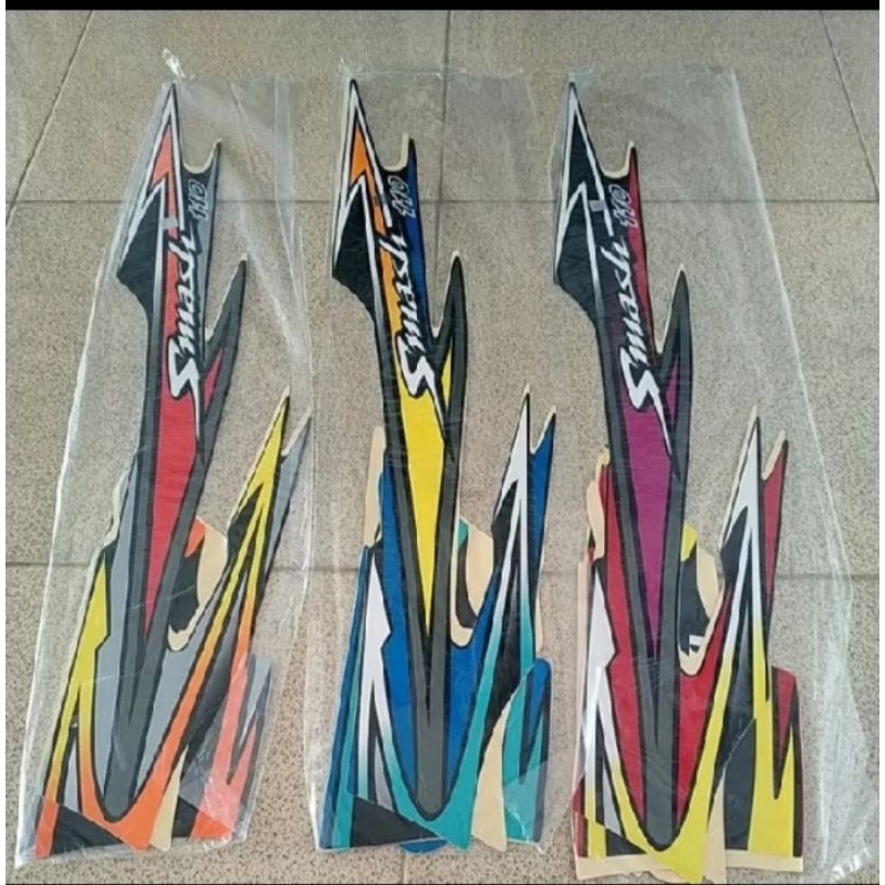 list stiker striping smash 110R 2004-2005