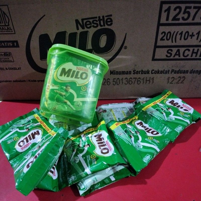 

PROMO Nestle MILO Saset 10pcs+1pcs+Free Toples Random1Buah