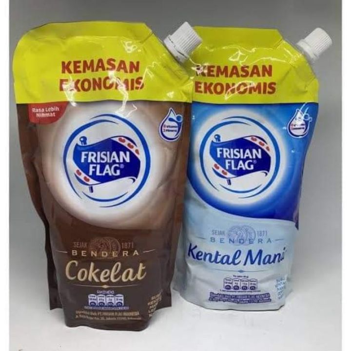 

PROMO Frisian Flag Kental Manis Putih - Coklat 545gr