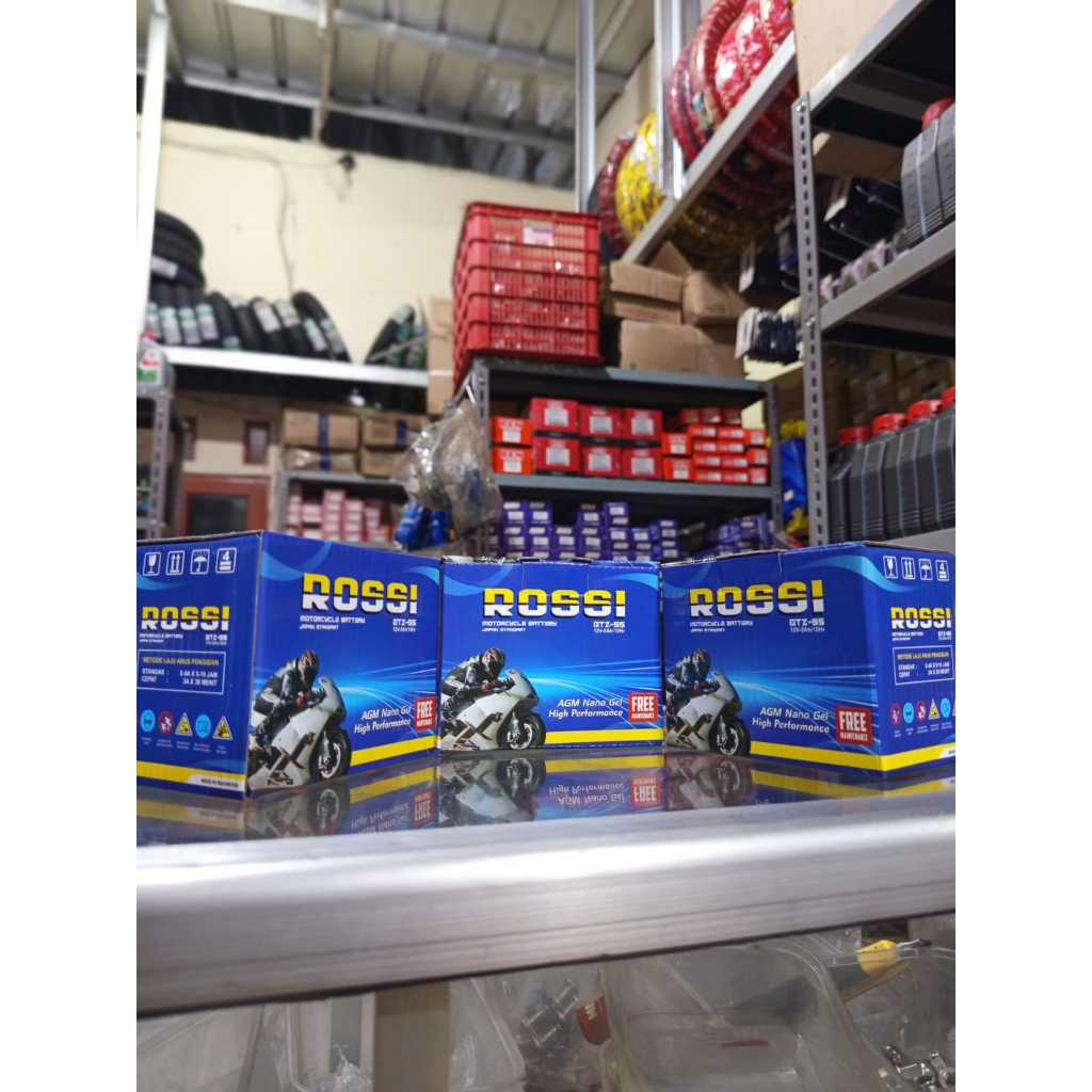 AKI MOTOR ROSSI GTZ5S MF AKI KERING BEAT VARIO SCOOPY SPACY ORIGINAL ROSSI