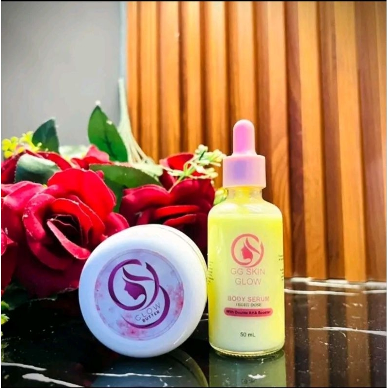 GG GLOW SKINCARE | PAKET BUNDLING BUTTER & BODY SERUM