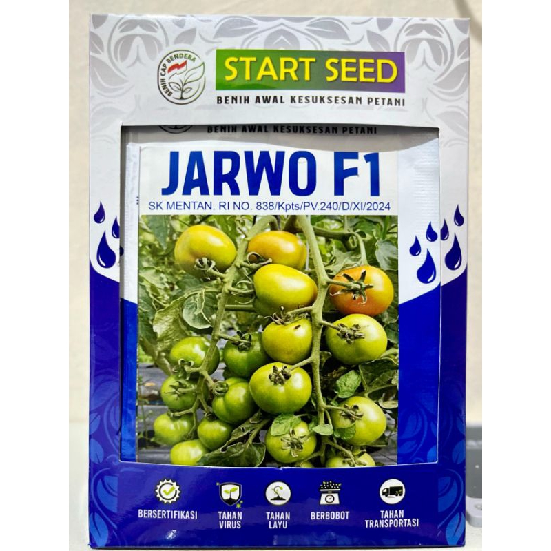 Benih Tomat JARWO F1 - START SEED isi 5gr ±1700biji ORI 100%