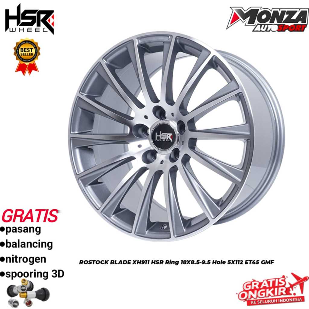 Velg mobil mercy ring 18 Hsr Rostock Blade