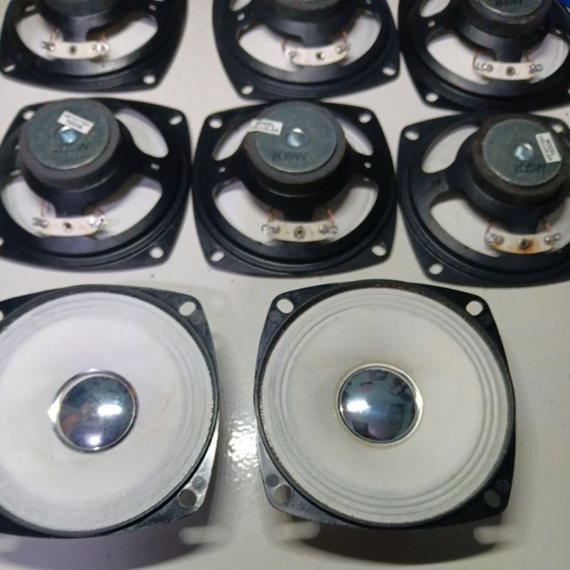 speaker 4inch kotak 2 ohm 5 watt/ speaker diameter 7.5cm ukuran 2 ohm 5 watt