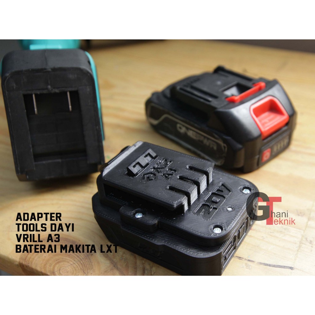 Adapter Tools Dayi Vrill A3 - Baterai LXT