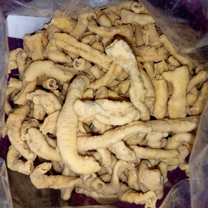 

Cemilan Kripik Usus Original Snack usus ayam Gurih