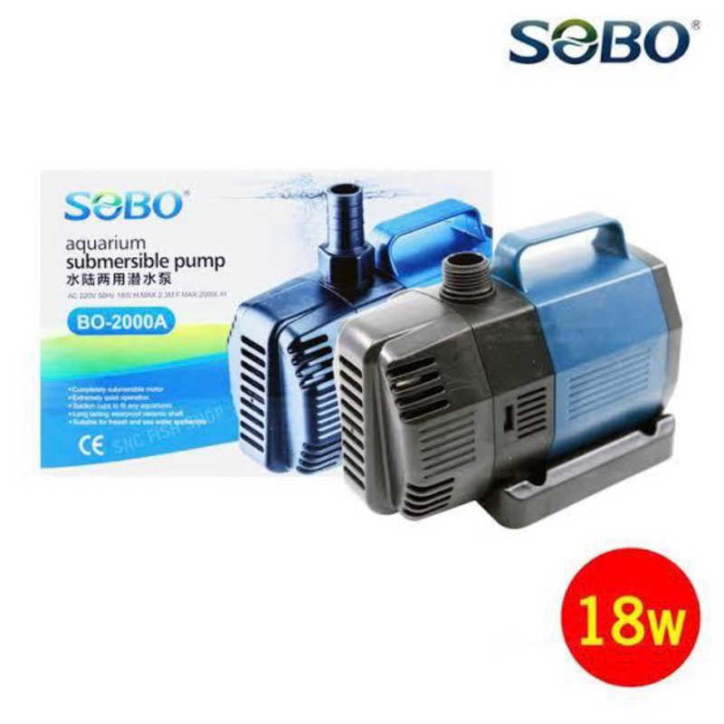 Pompa Kolam Ikan SOBO BO 2000A