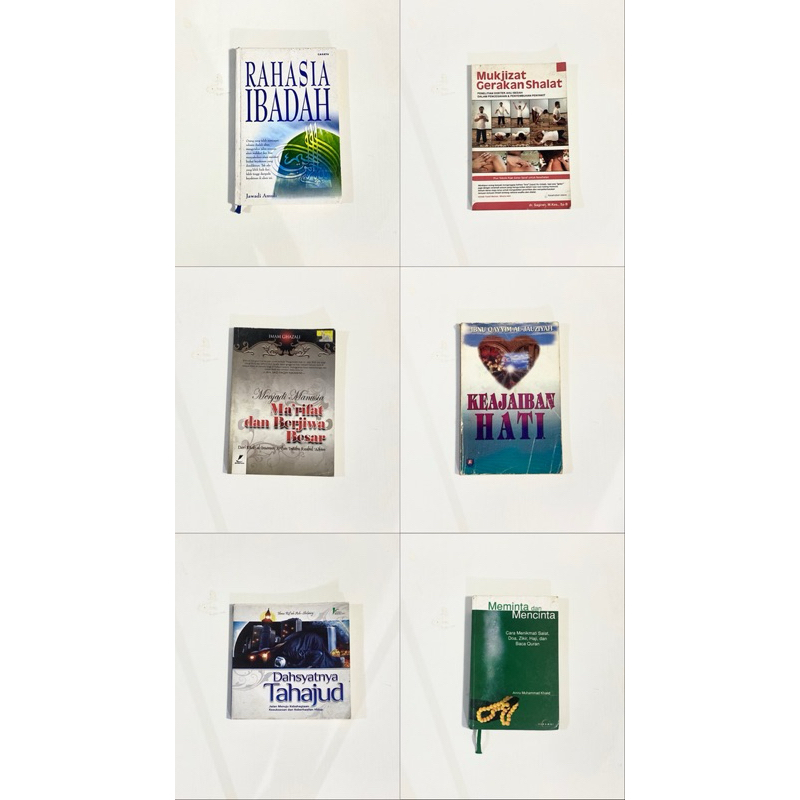 preloved buku second thrift bekas terawat bagus best seller