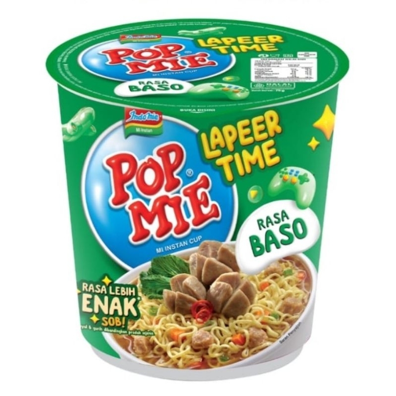 

Pop Mie Jumbo Kuah Rasa Kari, Soto, Ayam Bawang, Ayam, Baso