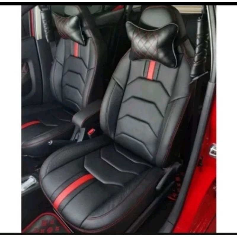 sarung jok mobil calya dan Sigra 3 baris full seat jok