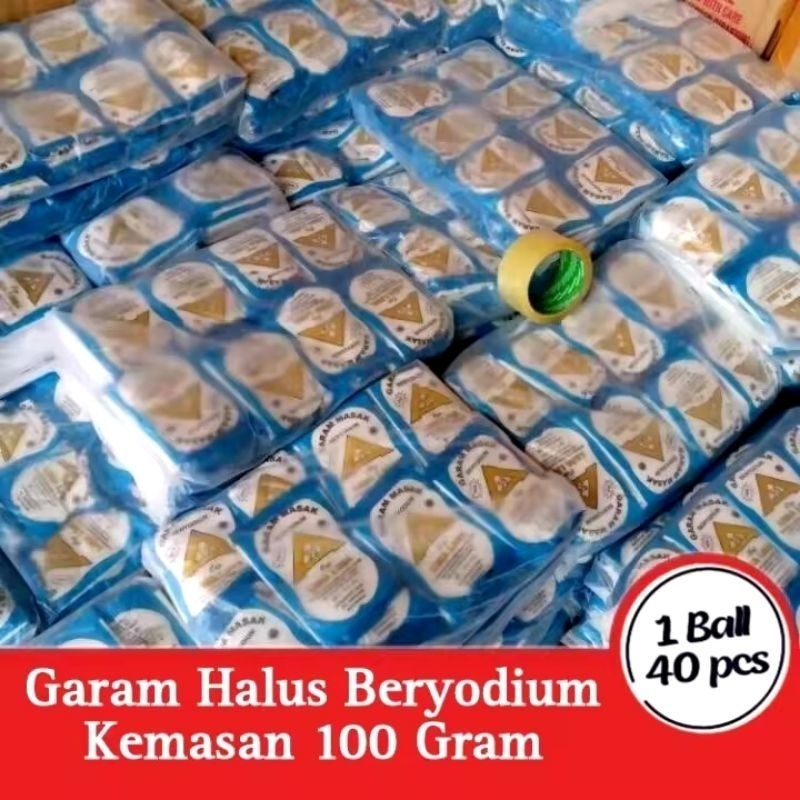 

40Pcs Garam Masak 100g/Garam Beryodium /Garem/Bumbu Dapur