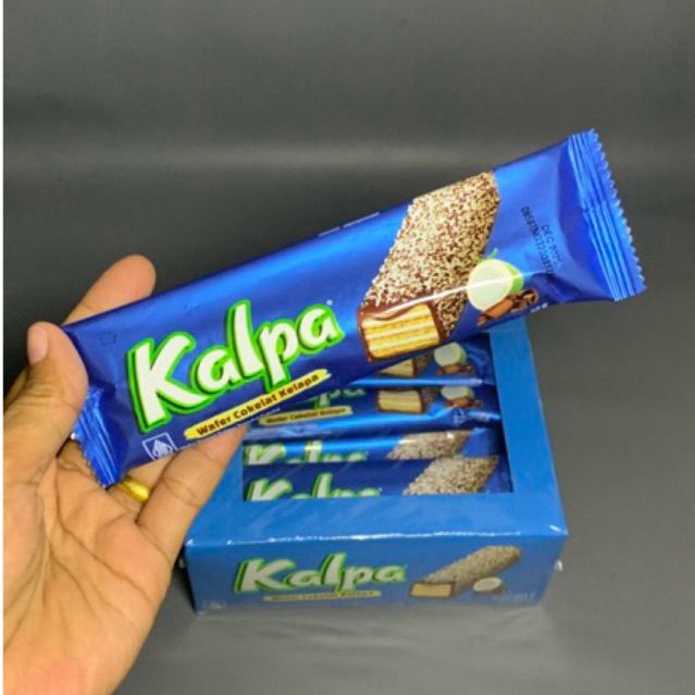 Kalpa Wafer Coklat Bertabur Kelapa