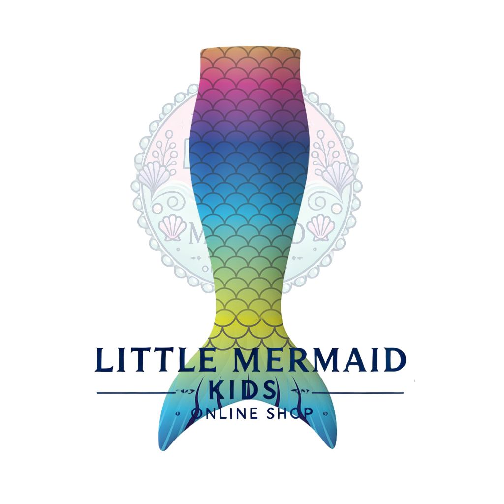 Baju mermaid pelangi rainbow  LITTLE MERMAID KIDS