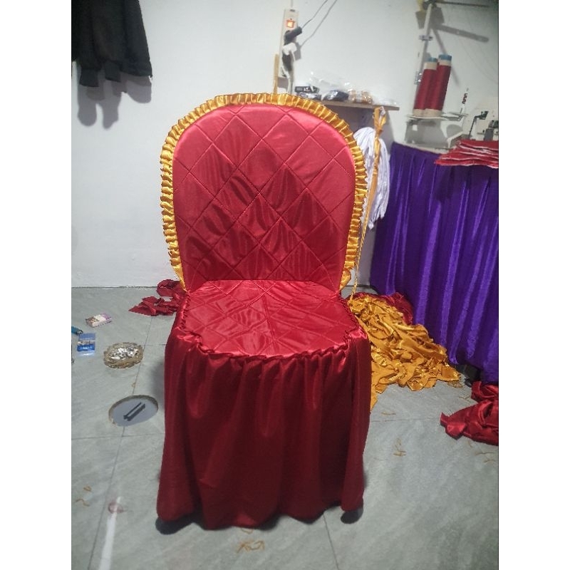 Sarung kursi napoly 102 pita rempel Bebas pilih warna