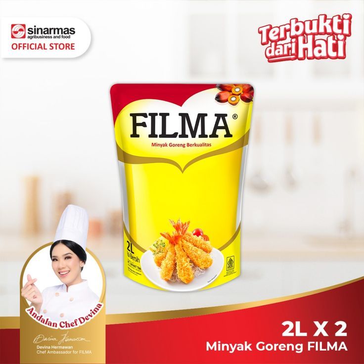 

MINYAK GORENG FILMA 2L MURAH-Filma cooking oil N kolestrol 2L Non-Kolestrol