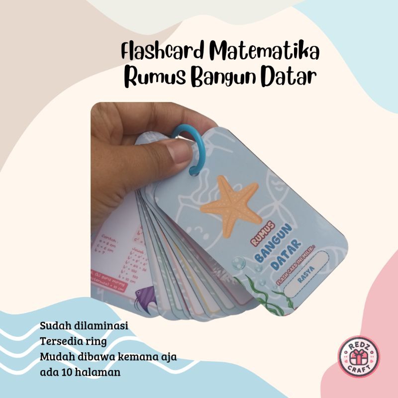 flashcard Matematika Rumus bangun datar