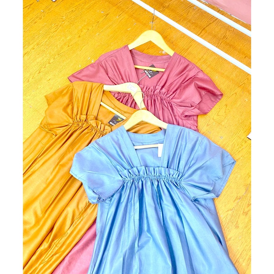 Bisa Cod DASTER VANIA DASTER POLOS bahan katun rayon