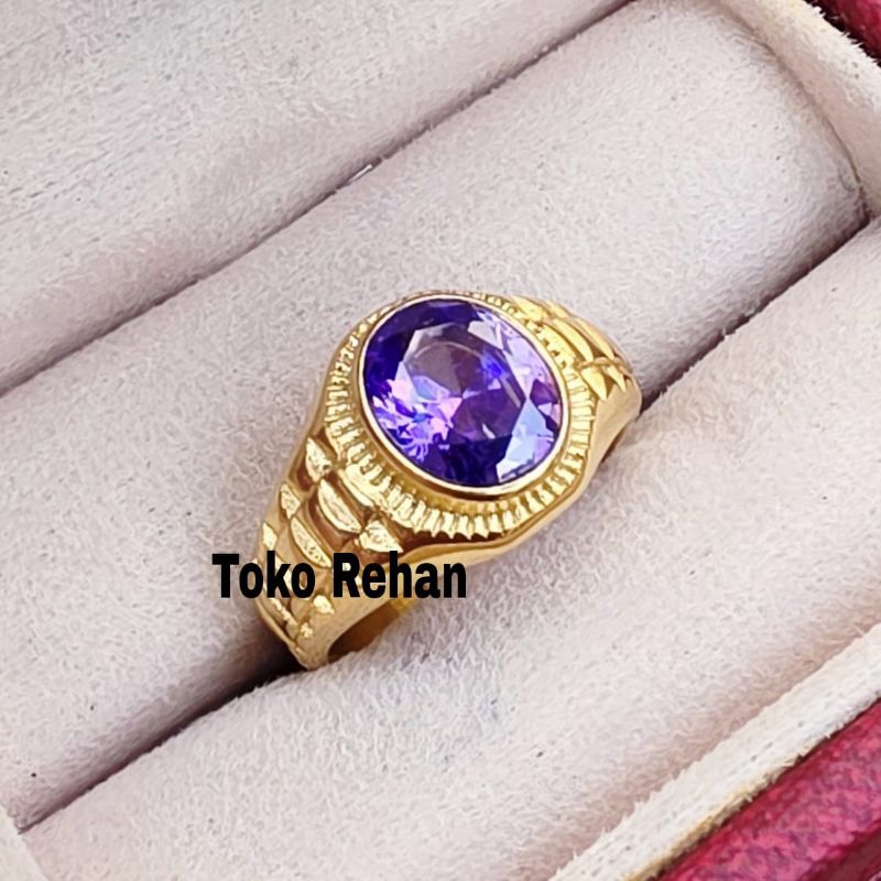 CINCIN BATU KECUBUNG UNGU CUTTING ISTIMEWAH