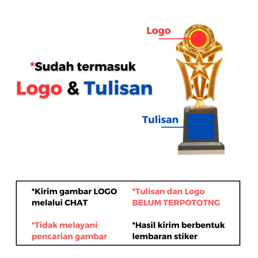 

STIKER TULISAN LOGO & KAKI 1 SET 123