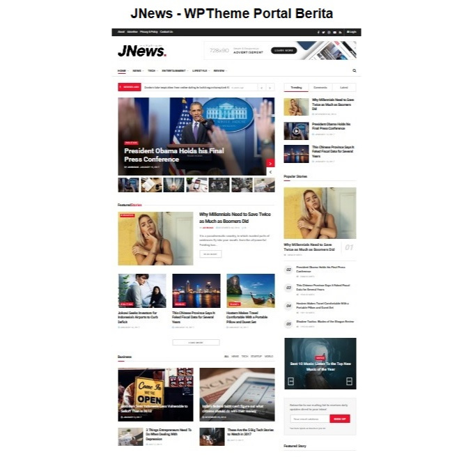 JNews - Jannah - Newspaper - Theme WordPress Premium Untuk Blog dan Website Portal Berita Majalah On