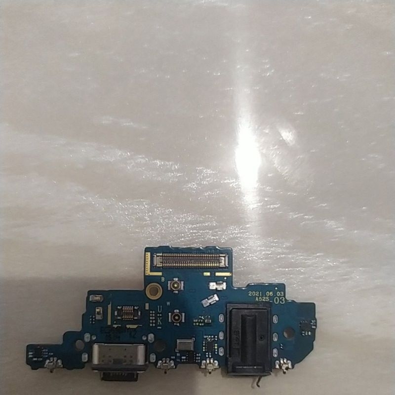 papan cas / PCB samsung a52s ORI copotan minus