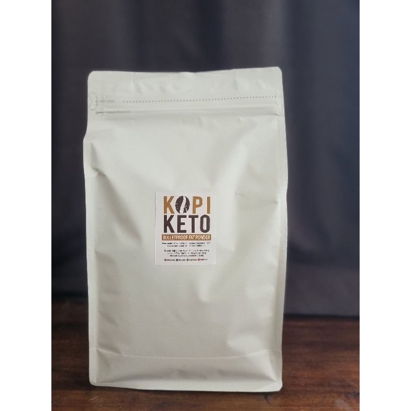 

Bulletproof Fat Powder by Kopi Keto (1 Kilogram) | Keto creamer & booster