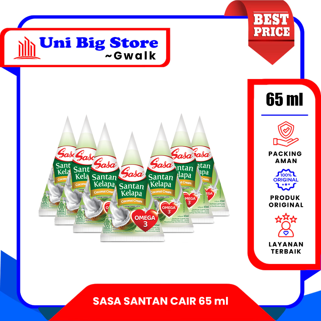 

SASA SANTAN CAIR INSTAN SIAP PAKAI - 65 ml