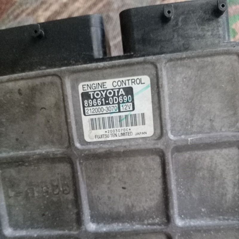 ecu copotan yaris bakpao 2006