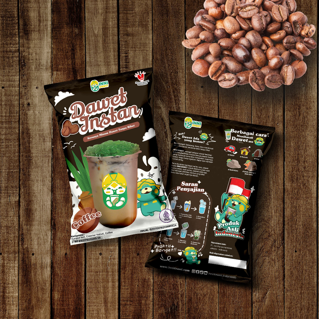 

Inni Dawet - Dawet Instan Rasa Kopi Minuman Bubuk Segar Siap Seduh