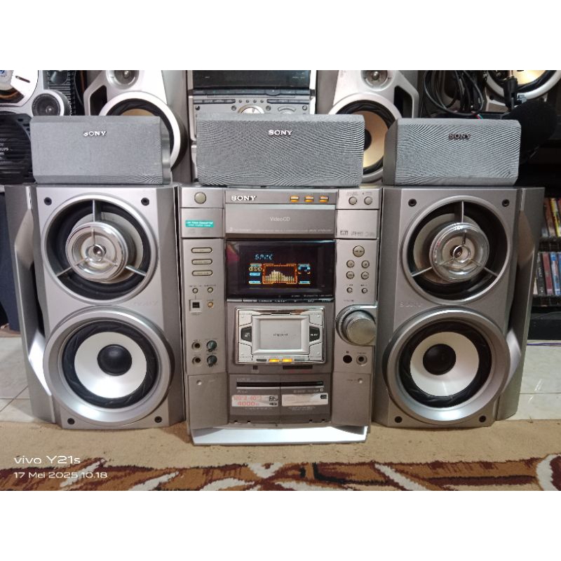 BIG COMPO SONY MHC-VP800AV SUPER BASS CLARITY CLASSIC VINTAGE MEWAH