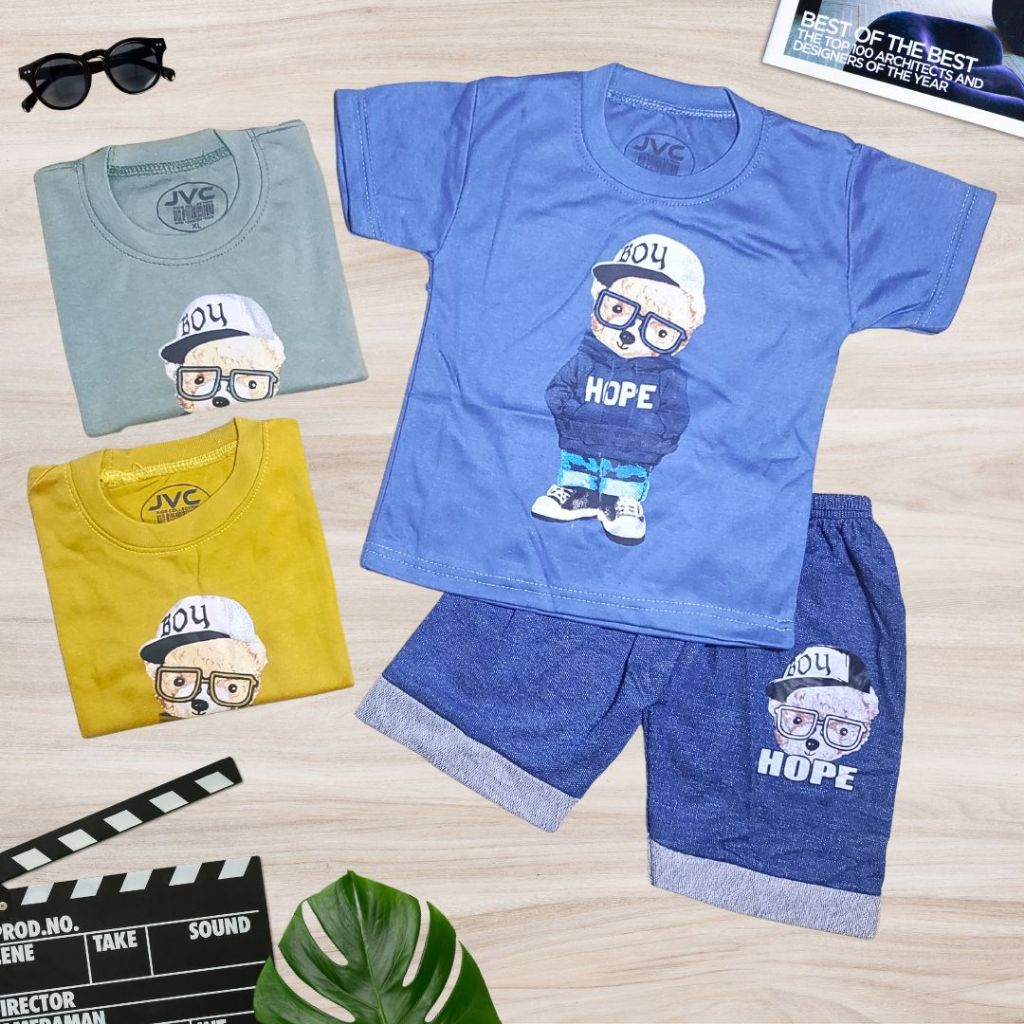 SETELAN ANAK LAKI-LAKI 1-2 TAHUN JVC KIDS OBLONG SIZE XL