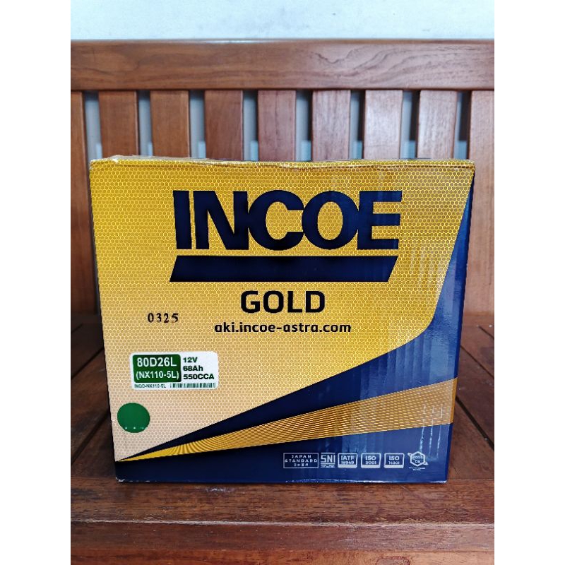 INCOE Gold NX110-5L / 80D26L (68 Ah)