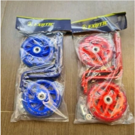 Roda Bantu Sepeda anak  Lampu Nyala  12" - 16" Inch 2pcs