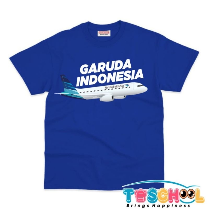 BAJU ANAK KAOS ANAK PESAWAT AIRBUS A330 GARUDA INDONESIA