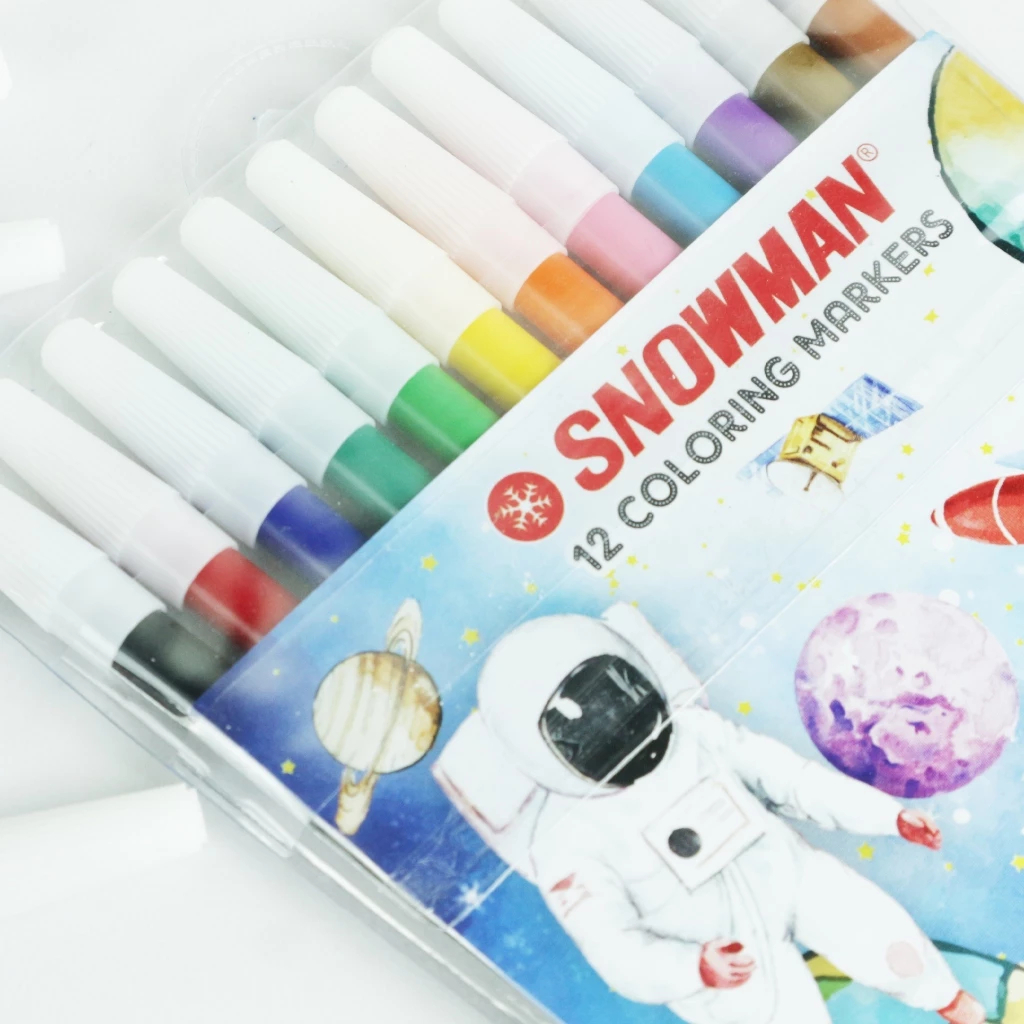 

Spidol 12 Warna Snowman Original