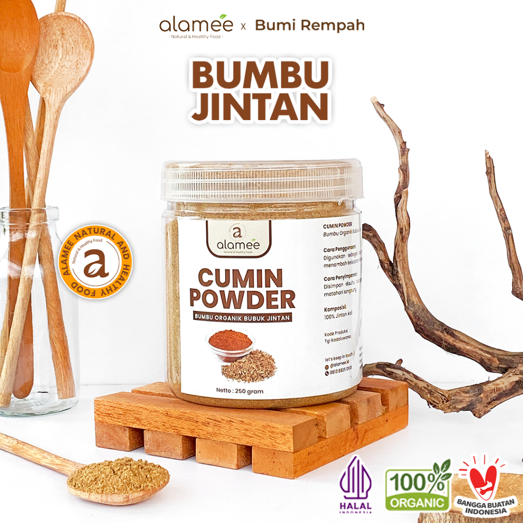 

ALAMEE Bumbu Dapur Jintan Bubuk Cumin Powder Bumbu Dapur Instan Jinten Ground Caraway Rempah Masak