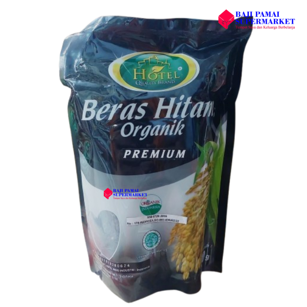 

Beras Hotel Hitam Organik premium uk 800gr