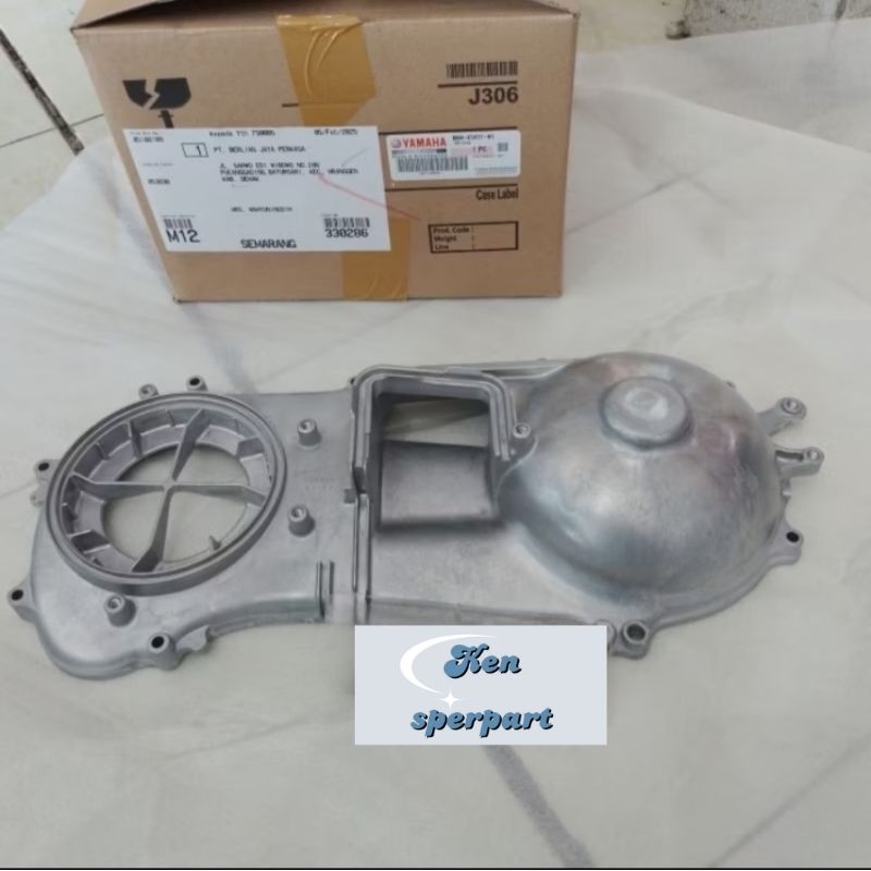 BAK BLOK CRANKCASE TUTUP CVT NMAX NEW AEROX NEW CONECTED ORIGINAL YAMAHA