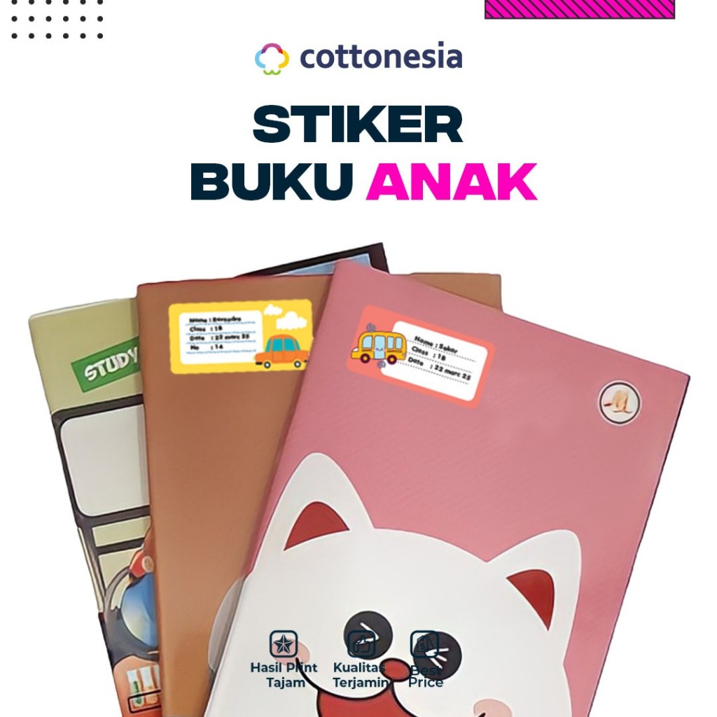 

Sticker Nama buku Sekolah anak I Stiker Nama buku Custom mata pelajaran kekinian I Sticker label Book