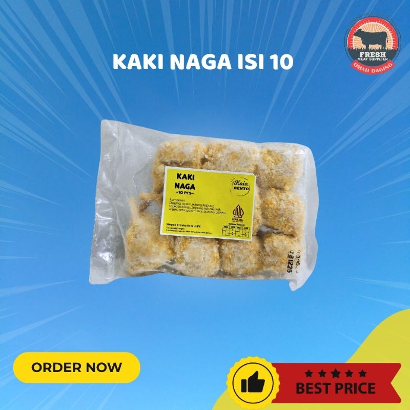 

Kaki Naga Ayam isi 10 Enak