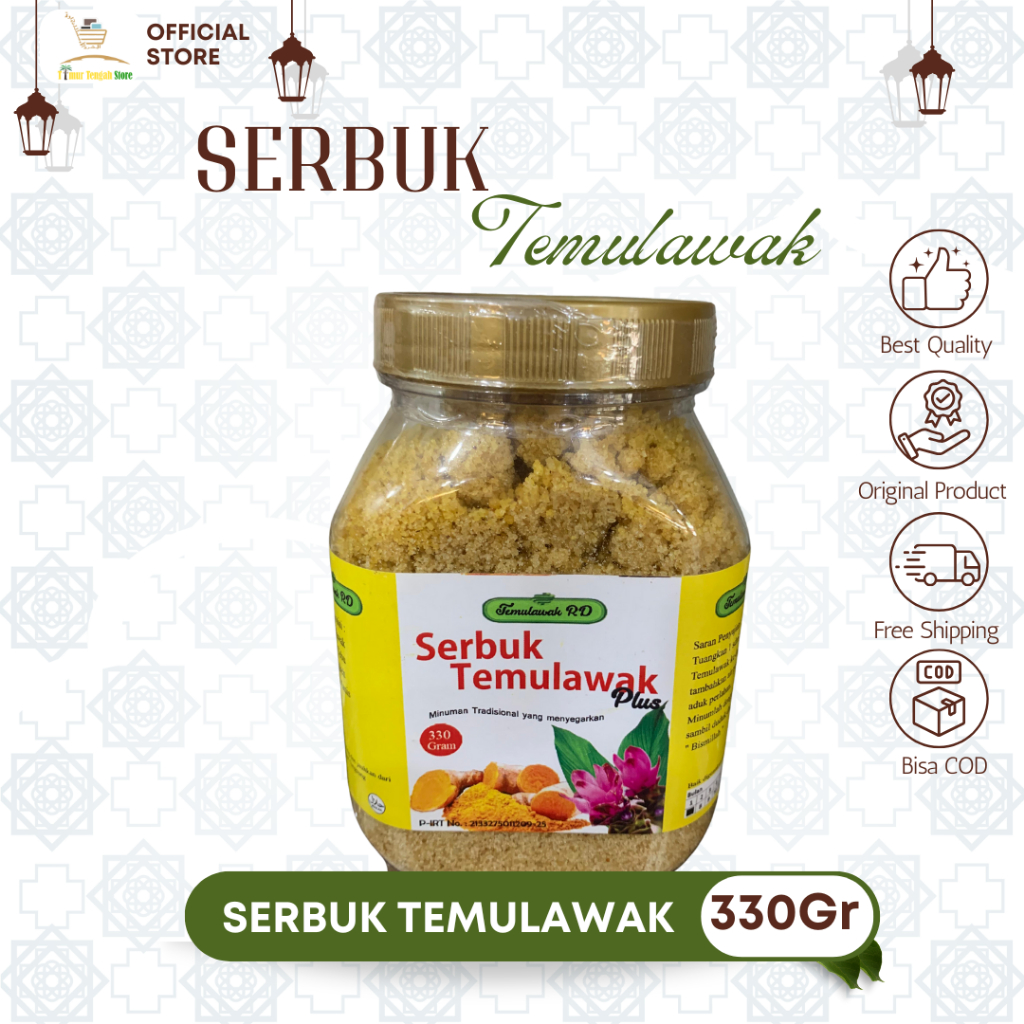 

Serbuk Temulawak Plus RD 330 gram | Bubuk Temulawak Instan