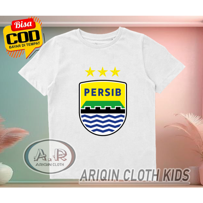 Kaos Baju Anak logo Sepakbola Persib Bandung club x viking by