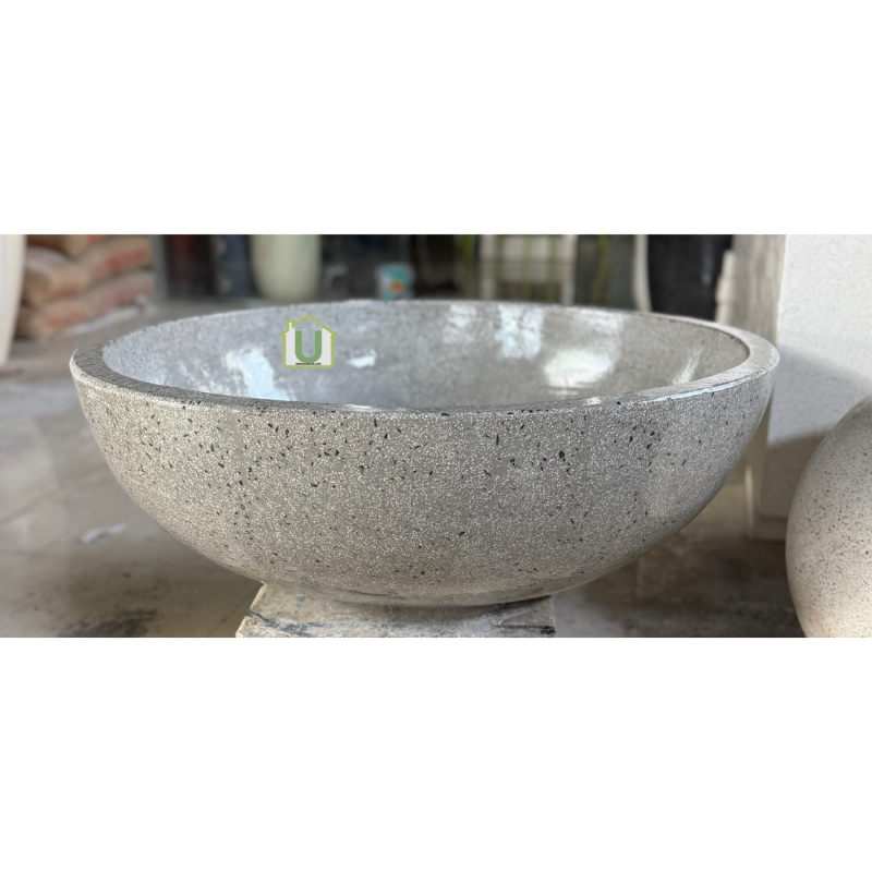 Pot teratai bahan teraso