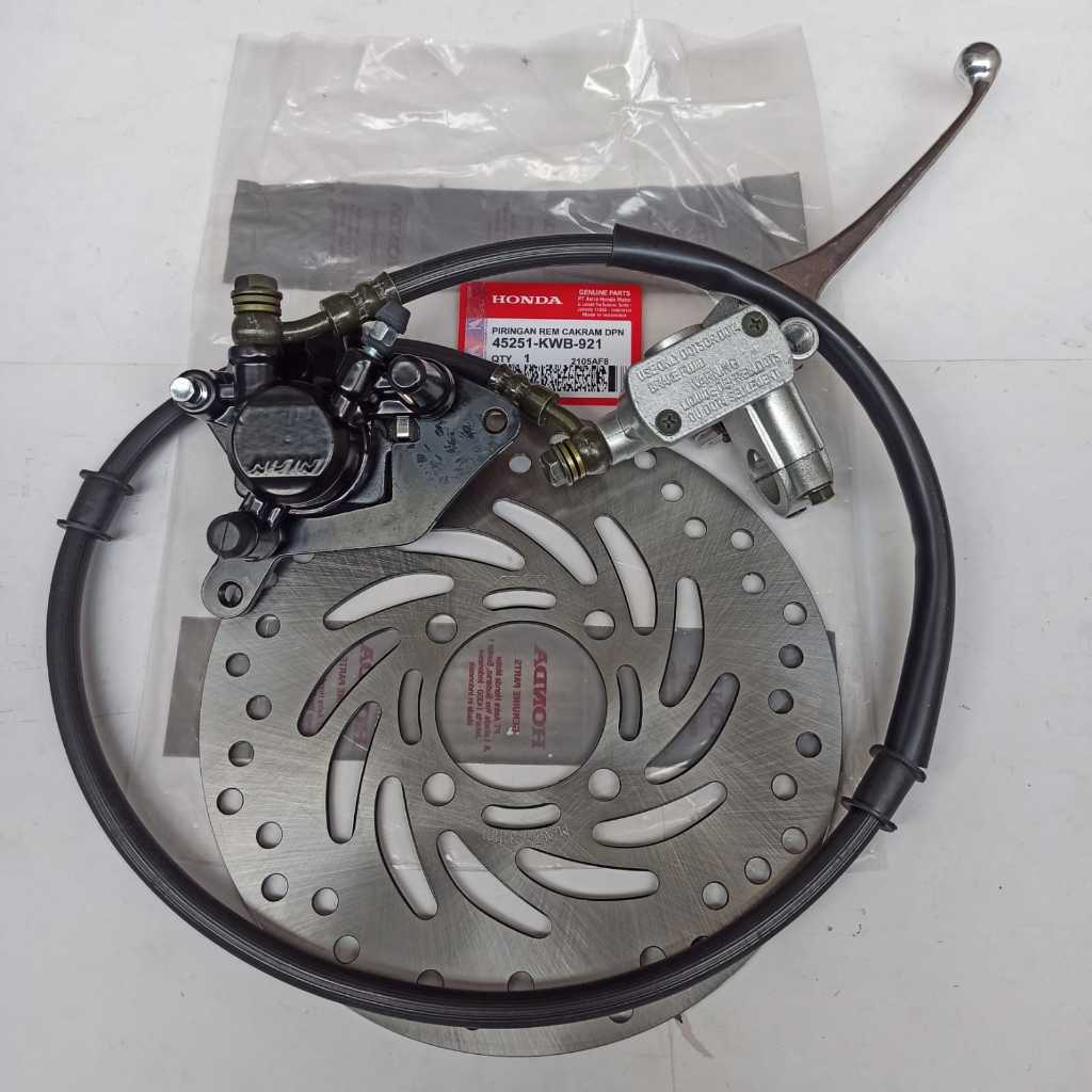 rem cakram depan set+piringan blade/revo absoulte/revo fit /supra x 125 f1/supra x 125 helm in