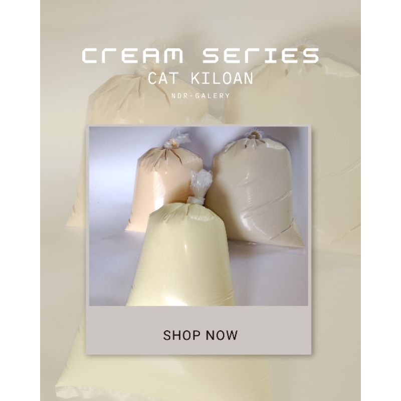 Cat Tembok Kiloan - CreamSeries - Cat Super Anti Luntur WarnaCream