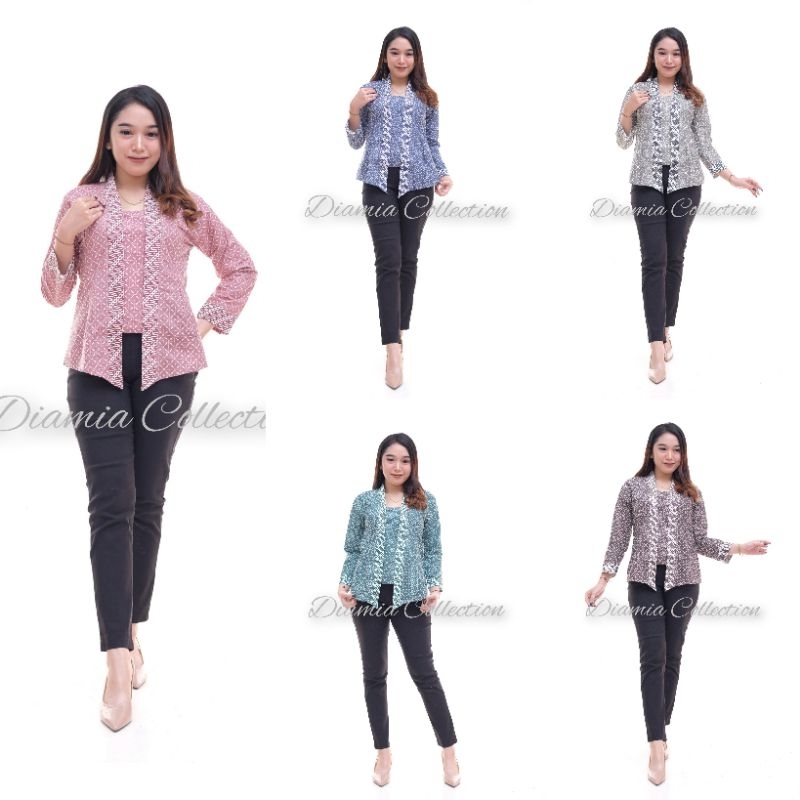 Kebaya Batik Casandra/ kebaya batik/ baju batik wanita/ kebaya batik viral