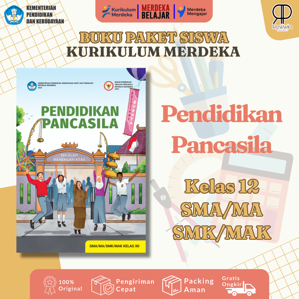 Buku PENDIDIKAN PANCASILA - PPKN - Kelas 12 SMA/MA/SMK/MAK Kurikulum Merdeka - BPIP