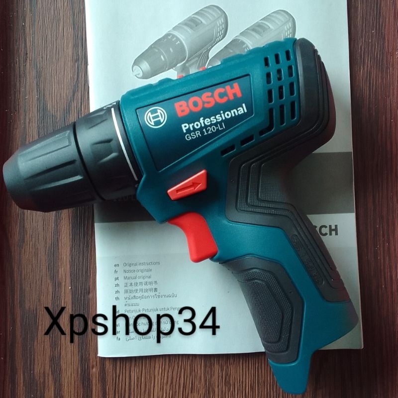 bor cordless drill bosch gsr 120 li gen 3 unit only